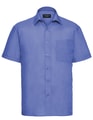 Overhemd Korte Mouw Russell Poplin R-935-M-0 Corporate Blue